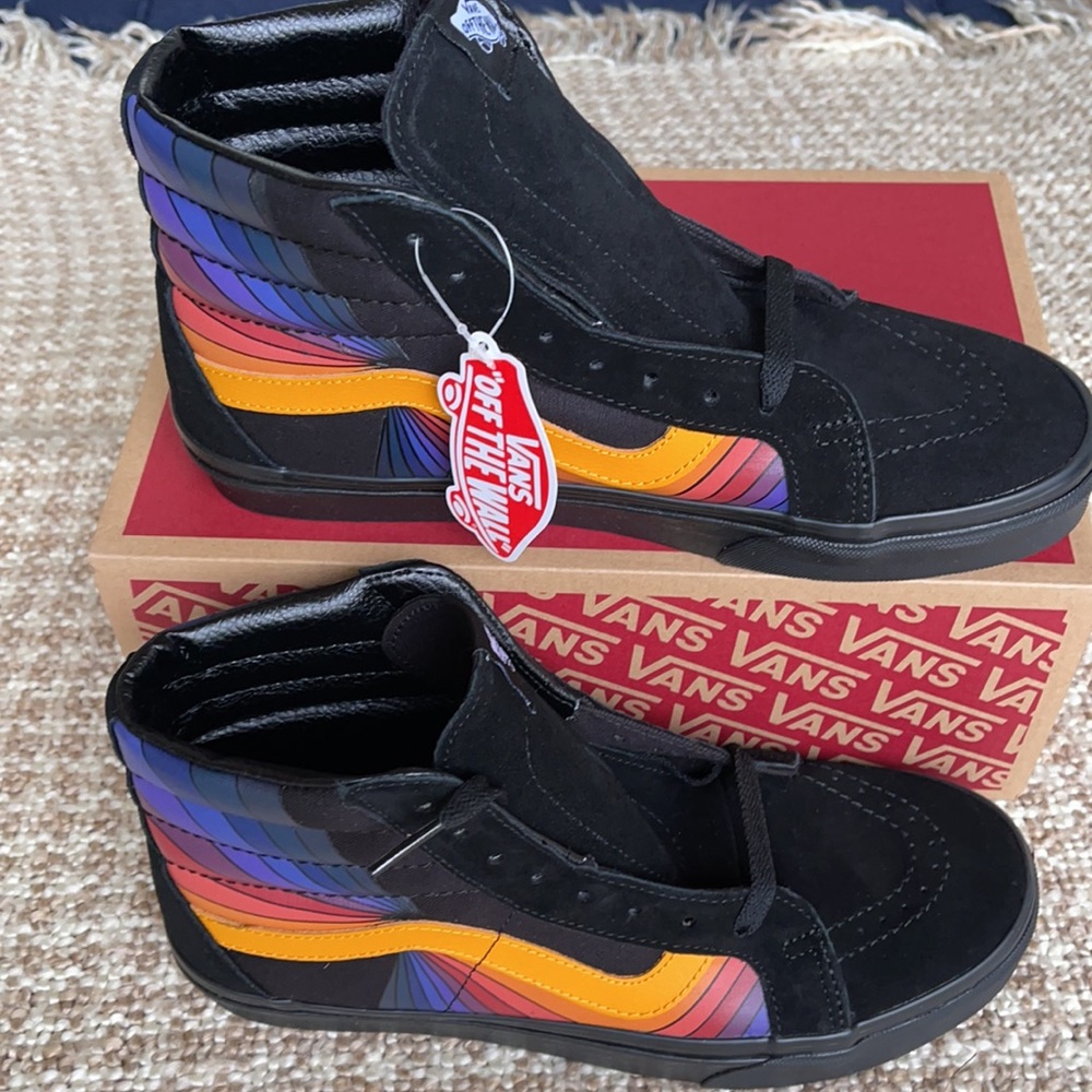 Vans Sk8-Hi Reissue Refract Black/Multi Men’s - Picture 4 of 16